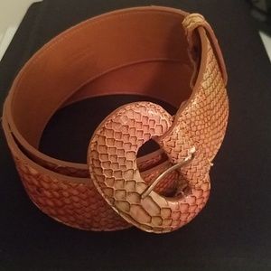 Genuine Python belt